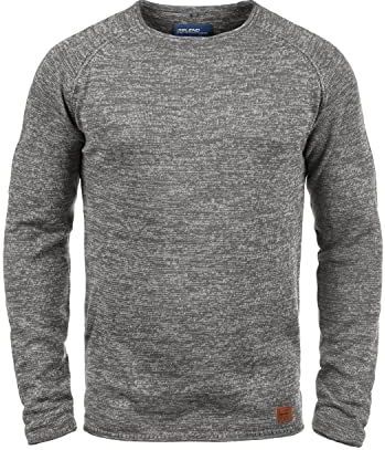 Blend - BHDan - Gebreide Trui - Pewter Mix - Katoenmix