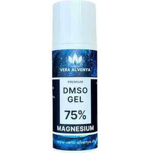 DMSO Magnesium gel, 75% DMSO origineel magnesiumchloride, hoge dosis DMSO 99,9% zuiverheid met dimethysulfoxide 99,9% 50 ml Airless HDPE-buis, naturel