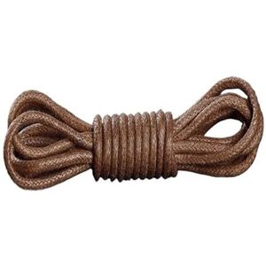 schoenveters, Gewaxt Katoen Ronde Veters Lederen Schoenen Kant Waterdichte Schoenveters Heren Laarzen Schoenveter Shoestring Accessoires(Yellow Brown,80cm)