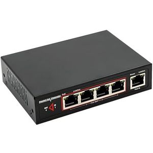 Gigabit Power-Over-Ethernet Extender, 60W PoE+ 10/100/1000 Mbps Extender Geen Stroomvoorziening