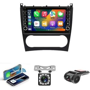 Android 14 Multimedia Stereo Video Speler Voor Benz C-Class W203 W209 2005-2009 Ondersteunt Car-play Android Auto/Bluetooth/FM AM RDS DAB+ Radio/Stuurbediening(NF-1 4Core 1+32G)