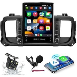 Android 14 Autoradio Navi voor C-itroen Jumpy (2016-2021) 9.7 ""Verticale schermradio met draadloze carplay Android Car GPS met Bluetooth 5.0 HIFI FM 5G-WiFi SWC MIC-camera,M150s