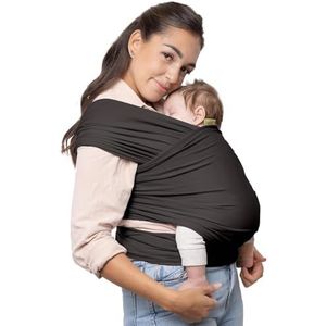 Boba Baby Wrap Carrier - Dark Grey - De originele baby en pasgeboren Sling, perfect voor baby's en baby's tot 15 kg