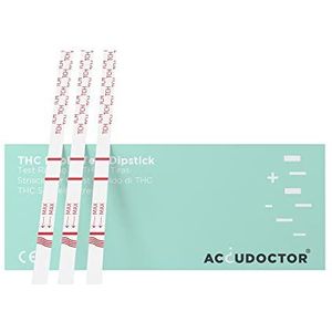 25 Accudoctor Drugtests THC Cannabis Marijuana in Urine 25 ng/ml drugstest drog test kit strips testing homekit drugstesten testen marihuana durgs multi test drogue detector teststrips zelftest