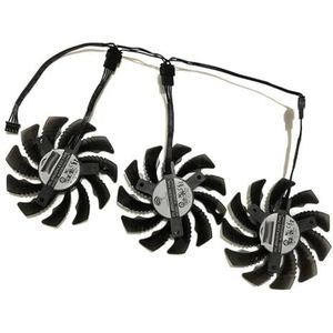 T128010SU,PLD08010S12HH,GPU-ventilator,voor GIGABYTE R9 FURY GTX 1080 1070 G1 Rock Gaming,gtx1080 windforce oc 8g,koeler voor videokaarten(Triple PLD08010S12HH)