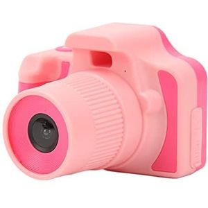 Selfiecamera voor Kinderen, HD Digitale Videocamera's voor Peuters, Draagbaar Speelgoed Persoonlijke Videospelers voor Kinderen 2 Inch 5M 1080P HD Mini Draagbare Digitale (Roze)