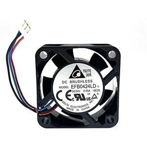 40mm 24V Fan EFB0424LD 40X40X20mm 3line 3Pin Quiet Chassis 3D Printer Cooling fan