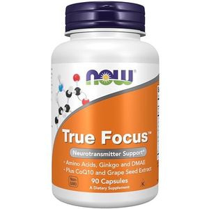 Now Foods, True Focus, 90 vegetarische capsules, sojafvrij, glutenvrij