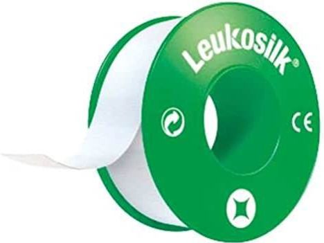 Leukosilk - Kleefpleister - 2,5 cm x 9,2 m - 12 Stuks - Zonder Latex