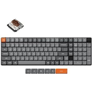 Keychron - K17 Max - Toetsenbord - Draadloos - RGB - Brown Switch