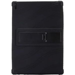 Siliconen Schokbestendig Tablet Case Geschikt for Lenovo TAB 4 10 TB-X304F TB-X304N L/Tab4 10 Plus TB-X704L 10.1 inch Case(Black)