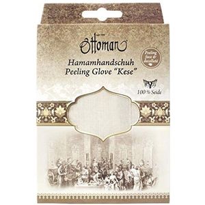 Ottoman Care Line Kese Zijderupsen Peeling Hamam Handschoen 100% Zijde voor Gevoelige Huid Enkele Pack
