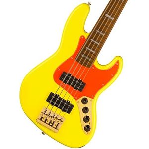 Fender MonoNeon Jazz Bass V MN Neon Yellow - Elektrische basgitaar