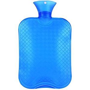 OIFAODAO, Warmwaterflessen Warmwaterzak Grote dikke PVC-waterinjectie Warmwaterkruik Ideaal for pijnverlichting Met warm en koud water gevulde warmwaterkruik,Warmwaterkruik(Blu,M)