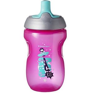 Tommee Tippee Active Sports Baby Bottle 12 Months Plus, Pink