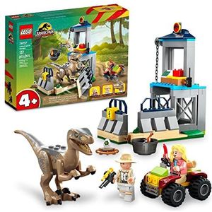LEGO Jurassic World 76957 - ontsnapping van de Velociraptor (137 delen)