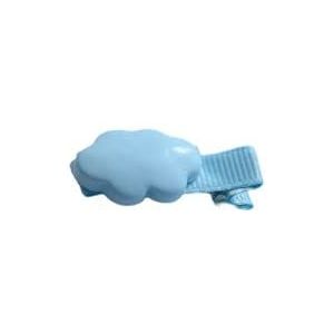 Katoen snoep meisje wolk haarspeld net rode kant pony haarspeld net rode melk blauwe clip hoofdtooi haarclips voor meisjes (6 blauwe wolken en 3 witte wolken)