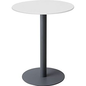 Prachtige kleine ronde tafel, matte textuur 60x73cm salontafel, eenvoudige ijzeren kleine ronde tafel, kleine familie eettafel, kantoor onderhandelingstafel, balkon vrijetijdstafel (kleur: C)