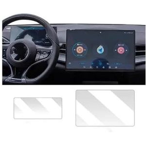 Auto GPS Schermbeschermfolie Voor BYD Voor Seal 15.6 Inch 2023 Gehard Glas Protector Auto GPS Navigatie Beschermende Film LCD Scherm (Size : GPS and Dashboard)