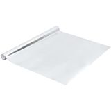 vidaXL Meubelfolie Zelfklevend Folie Meubel Beschermfolie Afplakfolie Decoratiefolie Sticker Meubelfolies Folies PVC Hoogglans Zilver