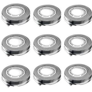Vervangende scheerhoofden, compatibel voor Philips, 3000, 2000, 1000 scheerapparaten en S738 Click And Style (9pc-sh30)