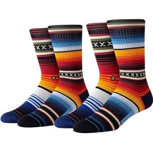 Stance Crew Sokken - Curren - 2 Pack, Meerkleurig, Medium