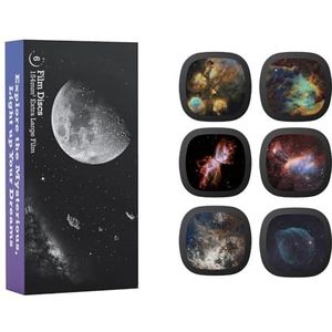 Realistic Discs - Discs for Ainael Galaxy Projector, 5k Ultra HD Slide for Home Planetarium, 6 Discs Set without Projector (Nebula 6)