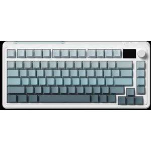QPSJXN CMK75 82 Key Mechanisch Toetsenbord Met TFT-Display Hot Swappable RGB 2.4G Draadloze Bluetooth En Bedrade Compatibiliteit PBT Keycap (QunQing-Side gesneden)