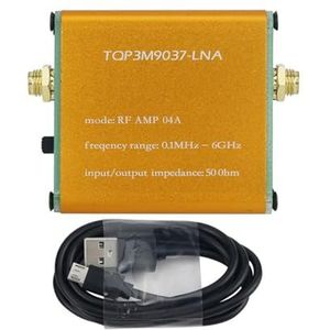 KWWEWEB AMP 04A 0.1MHz-6GHz Low Noise Versterker TQP3M9037-LNA RF Versterker Module (zonder Batterij/Met Batterij) (Met Batterij)