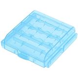 OTB transportbox voor accu's/batterijen - Mignon (AA) / Micro (AAA) - 4-delige box blauw
