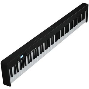 Multifunctioneel 88-toetsen Draagbaar Opvouwbaar Elektronisch Toetsenbord Voor Studenten Thuis, Digitaal Piano-instrument Elektronische Piano voor Beginners (Color : BK)