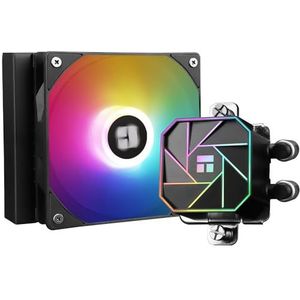 Thermalright AQUA ELITE 120 V3 vloeistof-CPU-koeler, AIO-pompkoptoerental tot 3300 omw/min, TL-C12B-S V2 PWM-ventilator, voor AMD/AM4/AM5, Intel LGA1150/1151/1200/2011/1700, computer-CPU-Aio-koeler