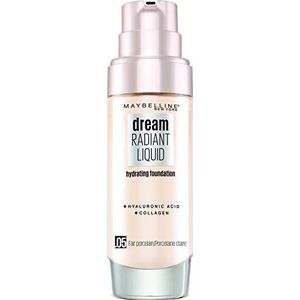 Maybelline New York Make Up, Dream Radiant Liquid Make-up, vloeibare foundation, nr. 05 Fair Porcelain, 30 ml