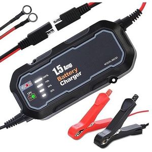 12V Motor Acculader 1500mA Waterdichte Automatische Batterij Opladen Tool Beheerder For Auto Motor Druppellader Gebruiksvriendelijk