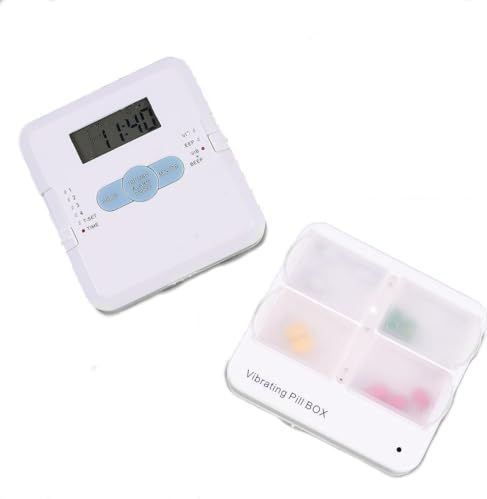 CaliCosy - Elektronische Pillendoos - Wit - Met Alarmfunctie - LCD-scherm