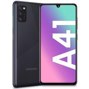 Samsung GALAXY A41 Smartphone Schwarz Dual-SIM 64GB Android 10.0 A415F, Schwarz, SM-A415FZKDEUB