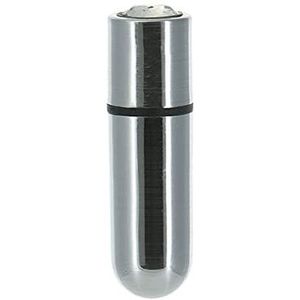PowerBullet Vibrator Love Toy PowerBullet - First Class Mini Bulllet with Crystal 9 Function Silver