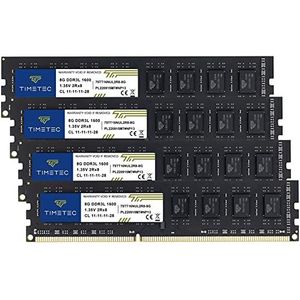 Timetec - 32GB KIT - DDR3L - 1600MHz - PC3L-12800 - Dual Rank - Unbuffered
