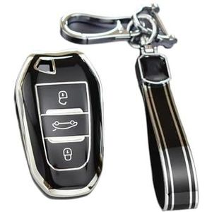 Autosleutel beschermhoes Tpu Auto Afstandsbediening Sleutel Case Cover Shell Voor C4 C4L C6 C3-XR Voor Picasso DS3 DS4 DS5 Autosleutel Cover Sleutel Shell(4)