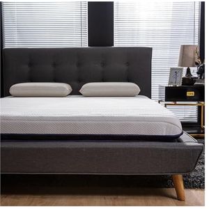 Kingsize Matrastopper, Natuurlijke Latexmatras, Traag Terugverende Schuimmatras, Studentenstapelbedmatras, Tatami-matras, Enkele En Dubbele Matras (Color : White, Size : 120 * 190CM*9CM)