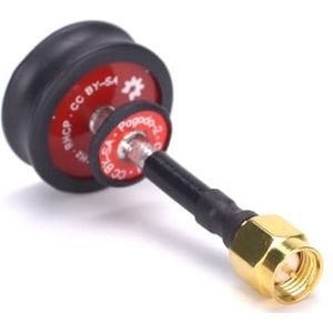 Voor Pagoda 2 / Triple Feed Patch 5.8G 5dBi 50W voor Omnidirectionele Omni voor FPV Flat Panel Pagoda-antenne LHCP/RHCP SMA/RP-SMA(Black SMA short)