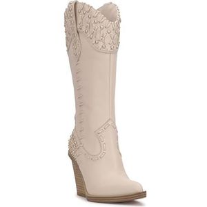 Jessica Simpson Liselotte Mid Calf Boot voor dames, Krijt, 38 EU