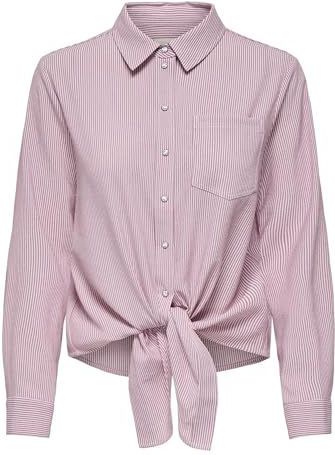 Onllecey Ls Knot Shirt Noos WVN, vingerhoedskruid, L