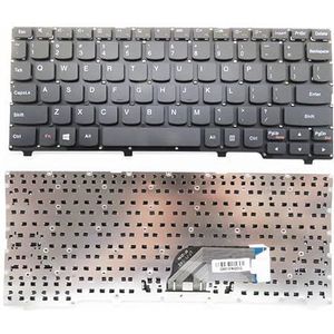 US/SP/FR laptoptoetsenbord voor Lenovo voor ideapad 100S 100S-11IBY Engels toetsenbord zwart/wit(US Black)