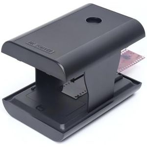 Mobiele film- en diascanner for 35mm/135mm negatieven en dia's met LED-achtergrondverlichting Gratis APP Opvouwbare nieuwe scanner