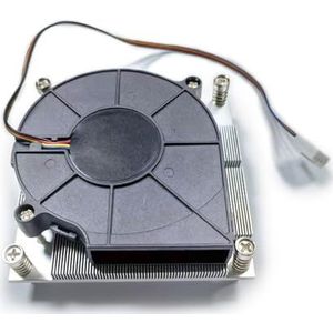 Ultradunne modulaire radiator 1U met aluminium bodem met schep tanden 7515 1156 1155