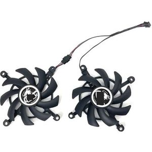 2 STUKS 85MM RTX 2060 Super GPU-ventilator voor kleurrijke GeForce GTX 1660 TI grafische kaart koelventilator
