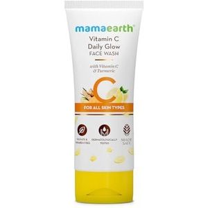 Mamaearth Vitamine C Face Wash met Vitamine C & Kurkuma 100 ml