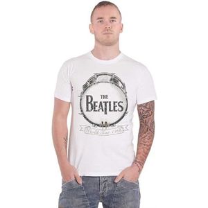 The Beatles T Shirt World Tour 1966 nieuw Officieel Unisex Wit XL