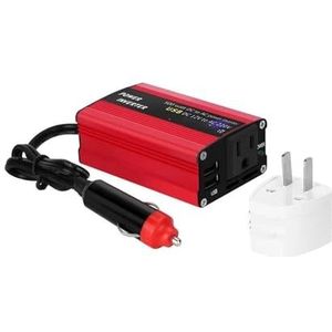 Omvormer Spanningsomvormer 500W DC Naar AC Power Converter DC 12V Naar 110V 220V AC Met Dual USB Auto Adapter Auto Omvormer Automatische Transformator (Size : 12V to 220V AC)